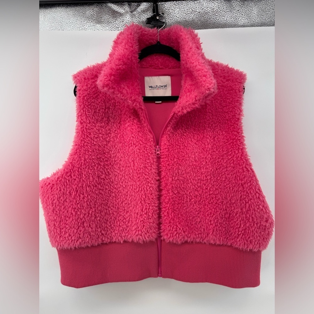Wallflower Pink Vest Womens Size 1X NWOT